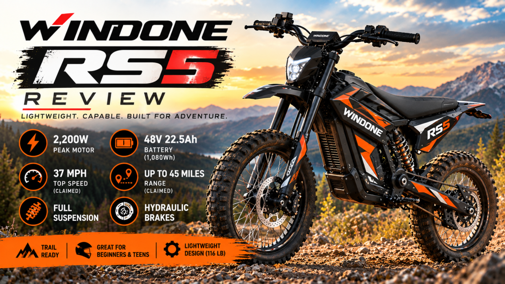 Windone RS5 Electric Dirt Bike Review